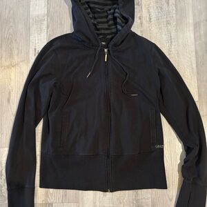 Calvin‎ Klein Black Zip-Up Hoodie